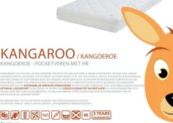 ABZ Kangaroo Pocket HR40 Ledikant Matras 60x120 cm