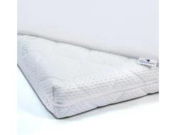 ABZ Peutermatras 70 x 140 cm Witte Panter Koudschuim Met Ventilerende Airgosafe Topper