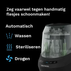 Baby Brezza Bottle Washer Pro All Black
