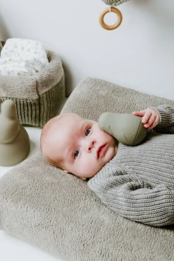 Baby's Only Aankleedkussenhoes Cozy Urban Green 45 x 70 cm