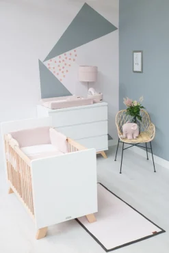 Baby's Only Aankleedkussenhoes Sparkle Zilver-Roze Mêlee - 75x85 cm