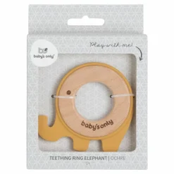 Baby's Only Bijtring Olifant Okergeel