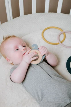 Baby's Only Boxkleed Rond Sky Warm Linen 90 cm