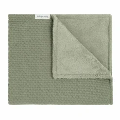 Baby's Only Ledikant Deken Teddy Sky Urban Green 100 x 135 cm