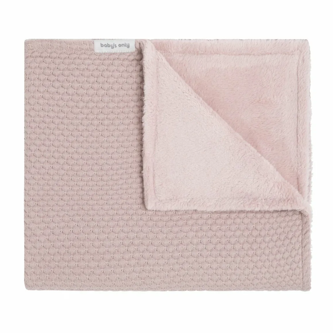 Baby's Only Ledikant Deken Teddy Sky Oud Roze 100 x 135 cm