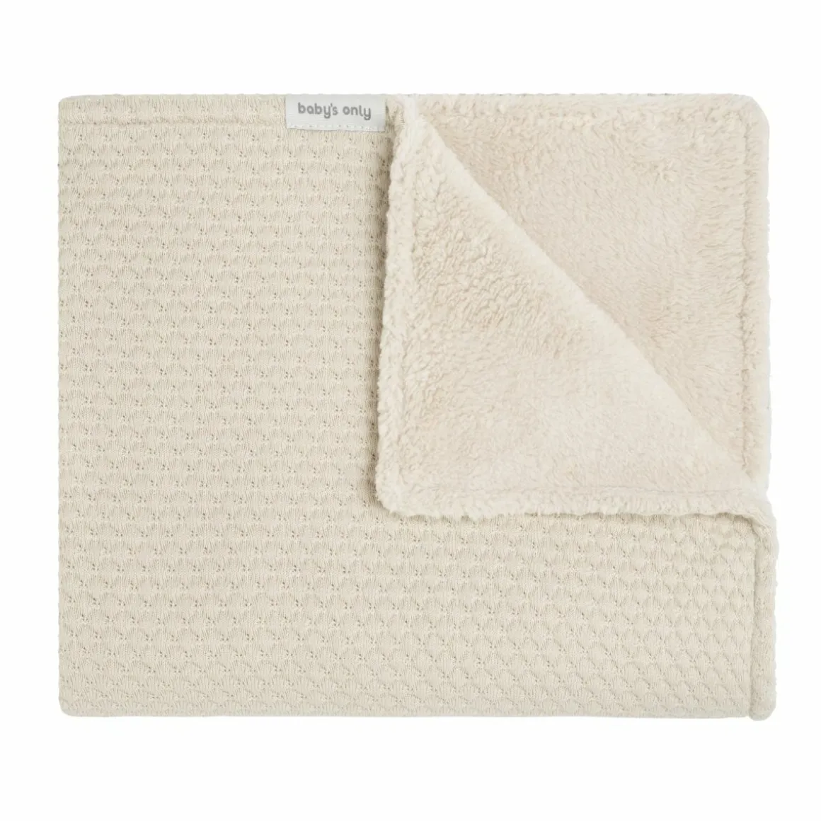 Baby's Only Ledikant Deken Teddy Sky Warm Linen 100 x 135 cm