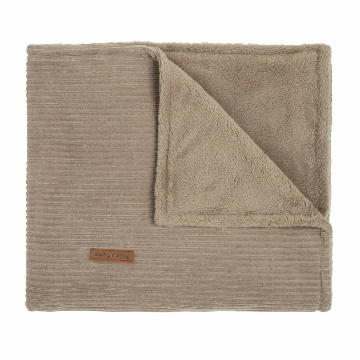 Baby's Only Ledikant Deken Teddy Sense Clay 100 x 135 cm