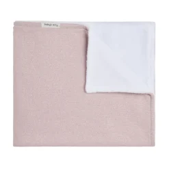 Baby's Only Ledikantdeken Teddy Sparkle Zilver-Roze Mêlee