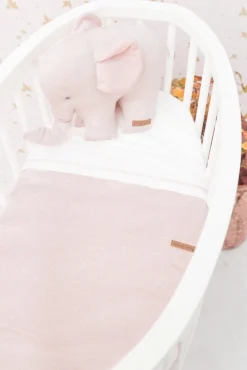 Baby's Only Ledikantdeken Teddy Sparkle Zilver-Roze Mêlee