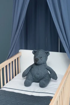 Baby's Only Ledikantlaken Gebreide Bies Granit 120x150 cm