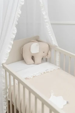 Baby's Only Ledikantlaken Calm wit - Met Ruffle