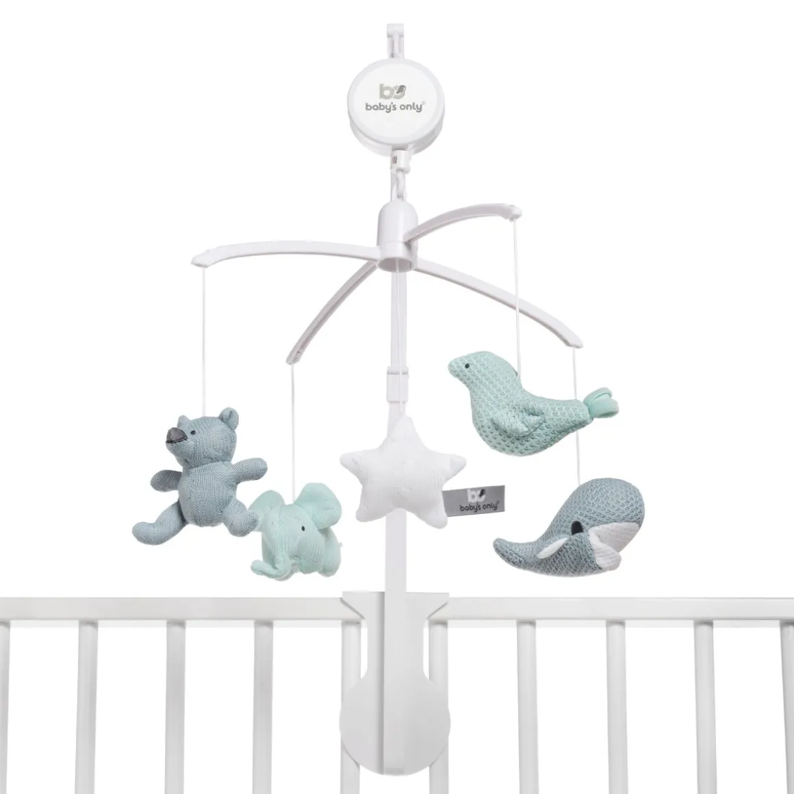 Baby's Only Muziekmobiel Stonegreen/Mint/Wit