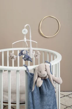 Baby's Only Muziekmobiel Sense Vintage Blue/Kiezelgrijs/Wit