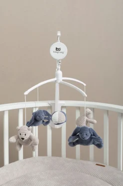 Baby's Only Muziekmobiel Sense Vintage Blue/Kiezelgrijs/Wit