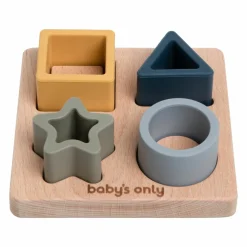 Baby's Only Siliconen Vormenpuzzel Earth 5-Delig