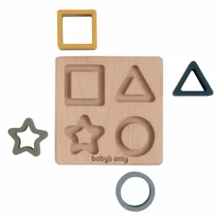 Baby's Only Siliconen Vormenpuzzel Earth 5-Delig