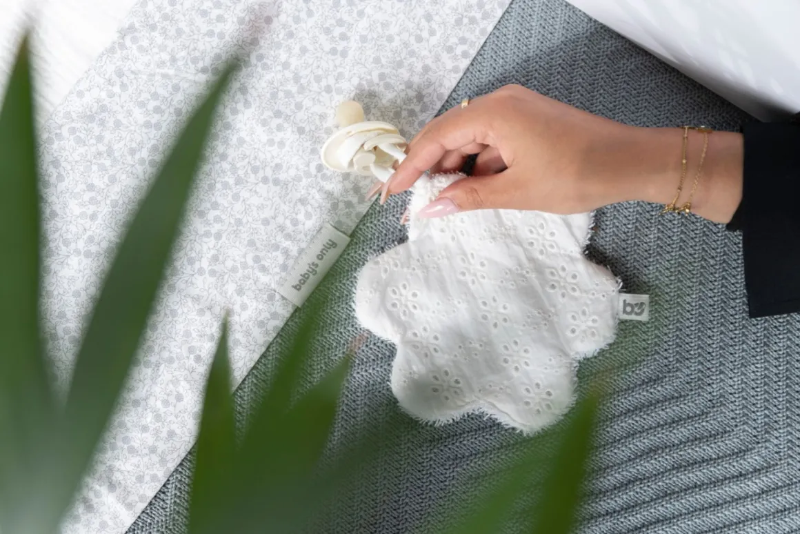 Baby's Only Speendoekje Bloem Calm Wit