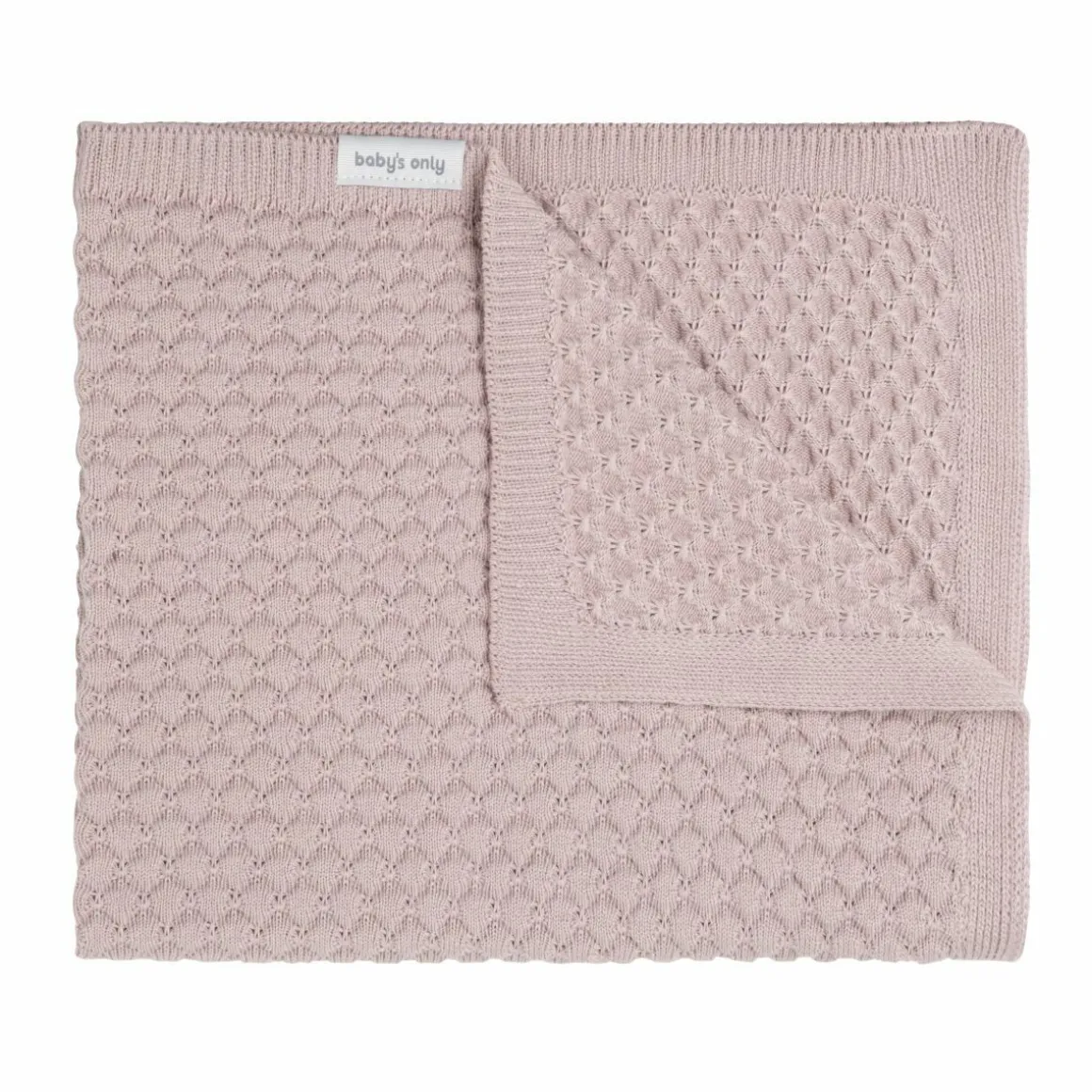 Baby's Only Wiegdeken Sky Chunky Oud Roze 70 x 95 cm