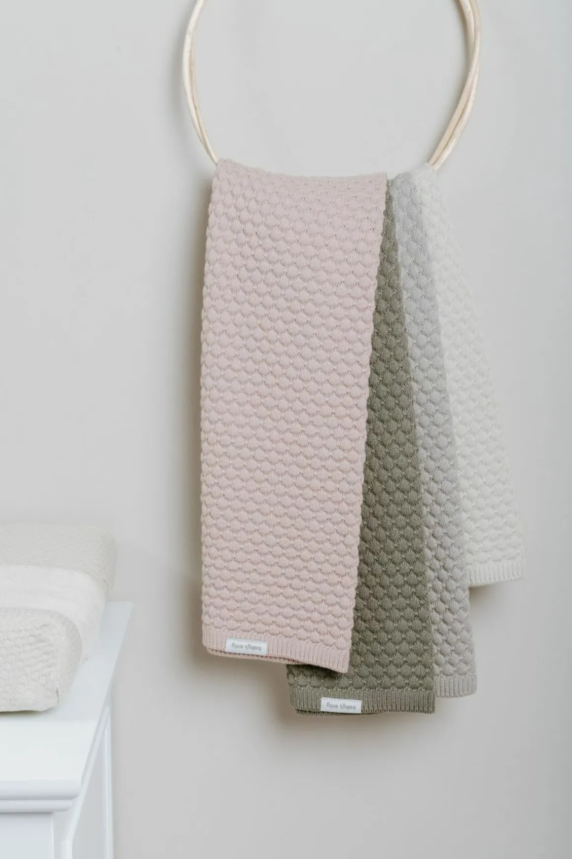 Baby's Only Wiegdeken Sky Chunky Oud Roze 70 x 95 cm