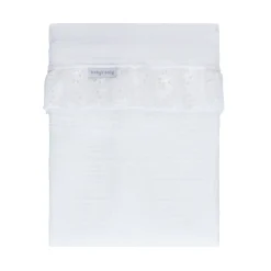 Baby's Only Wieglaken Calm wit - Met Ruffle