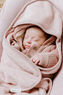 Baby's Only Wikkeldeken Met Voetjes Cozy Oud Roze