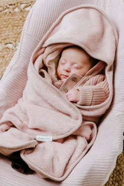 Baby's Only Wikkeldeken Met Voetjes Cozy Oud Roze