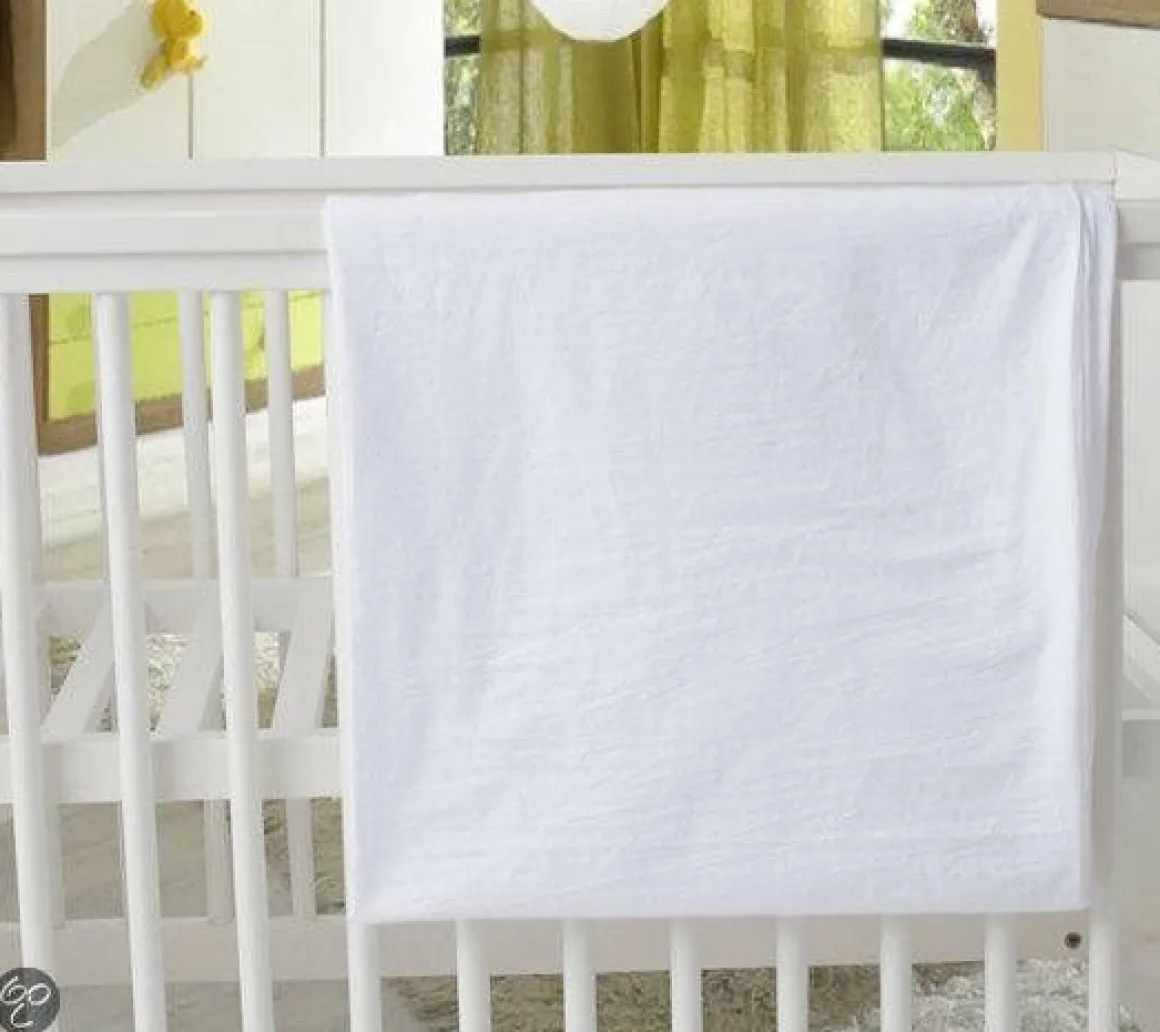 Babywellness Dekbedovertrek Ledikant Wit