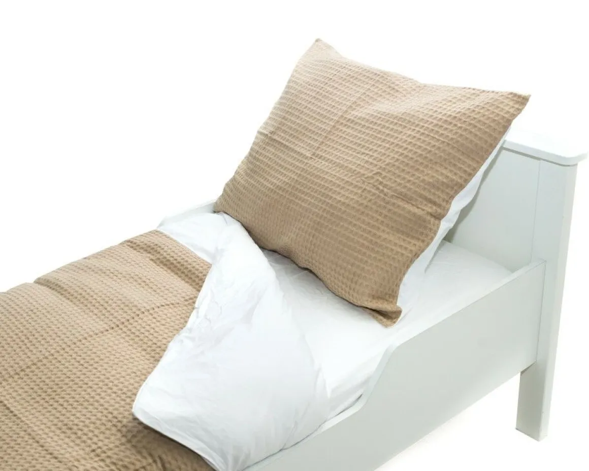 Babywellness Dekbedovertrek Junior Honey Cream 120 x 150 cm
