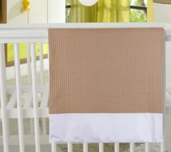 Babywellness Dekbedovertrek Ledikant Honey Creme 100 x 135 cm