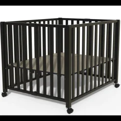 Bebies First Baby Box Met Wieltjes Sarah Zwart 76 x 95 cm