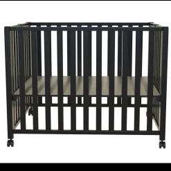 Bebies First Baby Box Met Wieltjes Sarah Zwart 76 x 95 cm