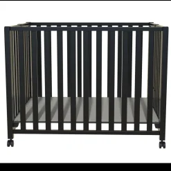 Bebies First Baby Box Met Wieltjes Sarah Zwart 76 x 95 cm