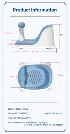 Bebies First Badzitje Blauw