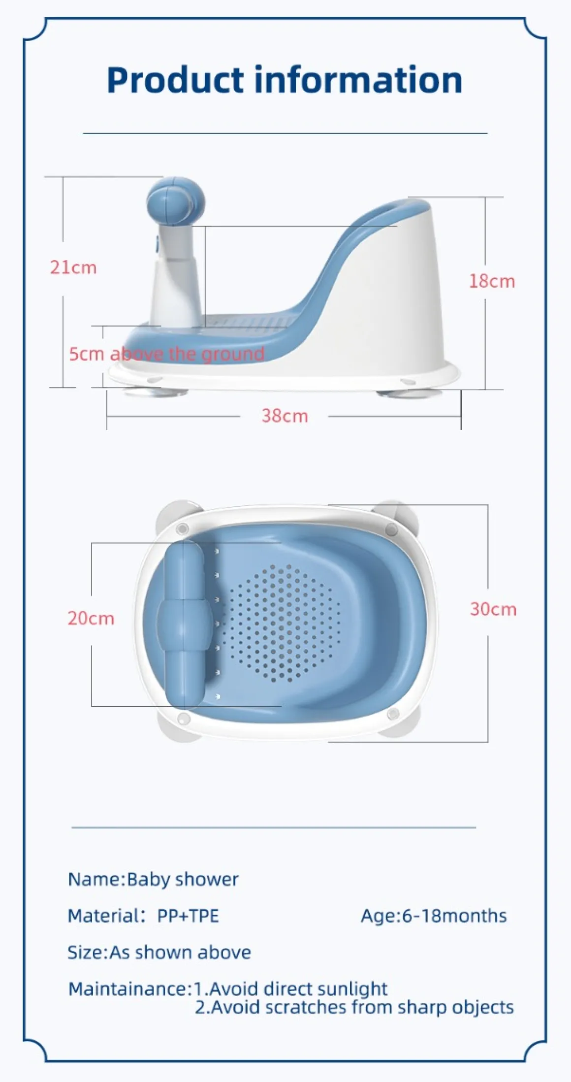 Bebies First Badzitje Roze