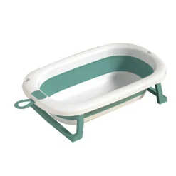 Bebies First Opvouwbaar Baby Badje Groen Wit