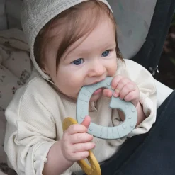 Bibs Baby Bitie Heart Bijtring Sage