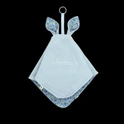BIBS x Liberty Knuffeldoekje Kangaroo Chamomile Lawn Baby Blue