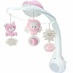 B-Kids WOM Musical 3 in 1 Projector Mobile Pink