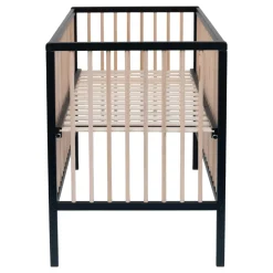 Born Lucky Baby Bed Happy Open Zwart & Naturel