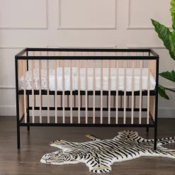 Born Lucky Baby Bed Happy Open Zwart & Naturel