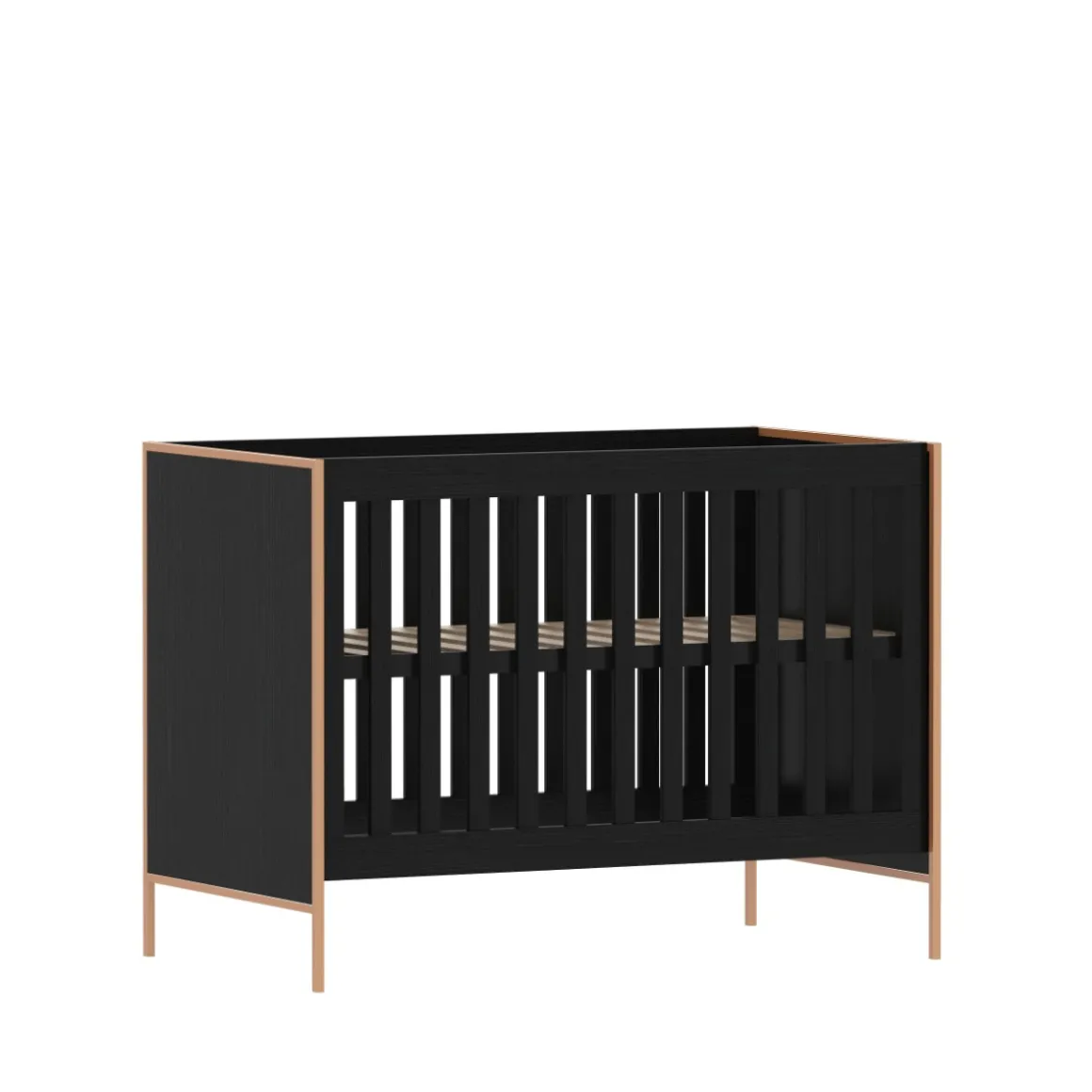 Born Lucky Baby Bed Monaco Zwart