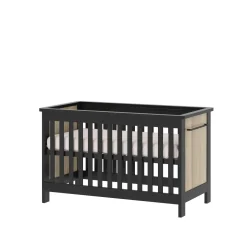 Born Lucky Baby Bed Zwart Oxford