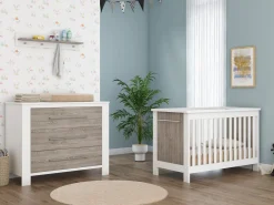 Born Lucky Babykamer 2 Delig Noël Eiken Wit