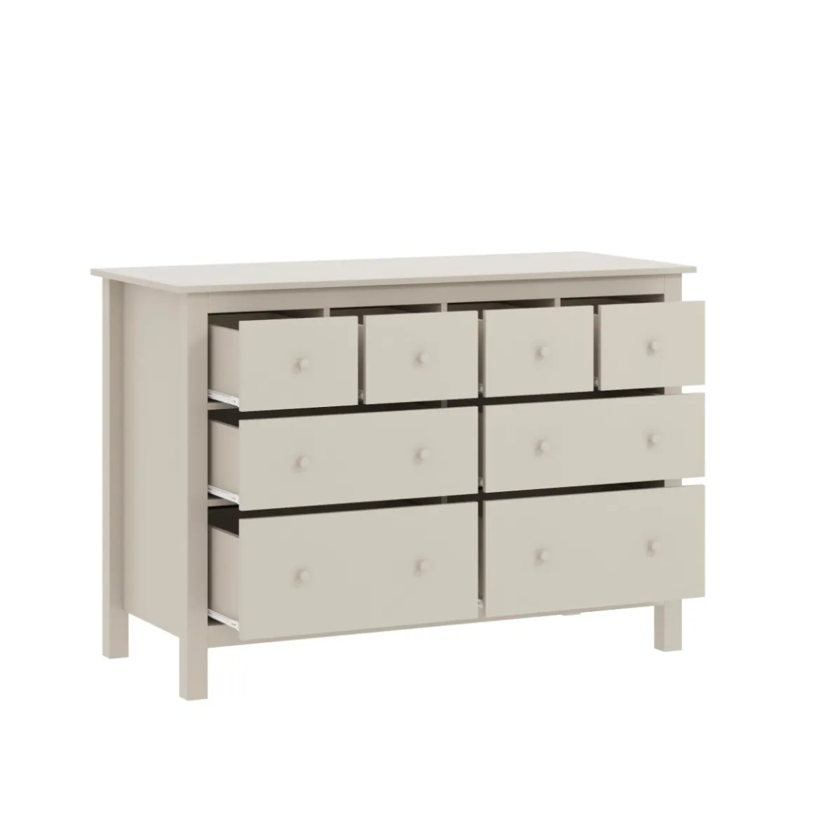 Born Lucky Babykamer Clay 2 Delig Baby Bed Geneve + Commode Bretagne