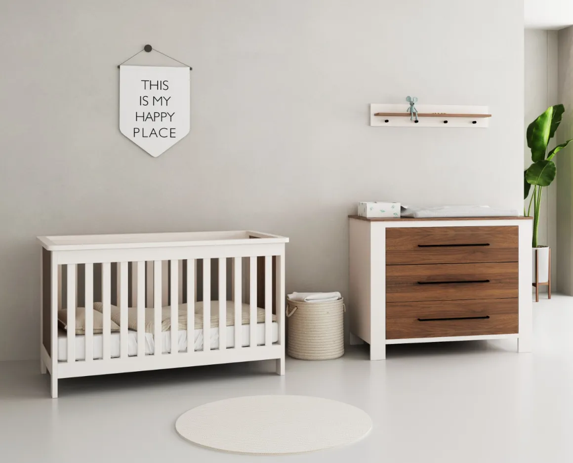 Born Lucky Babykamer Dallas Walnut 2 Delig