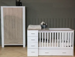 Born Lucky Babykamer Memphis Wit Eiken