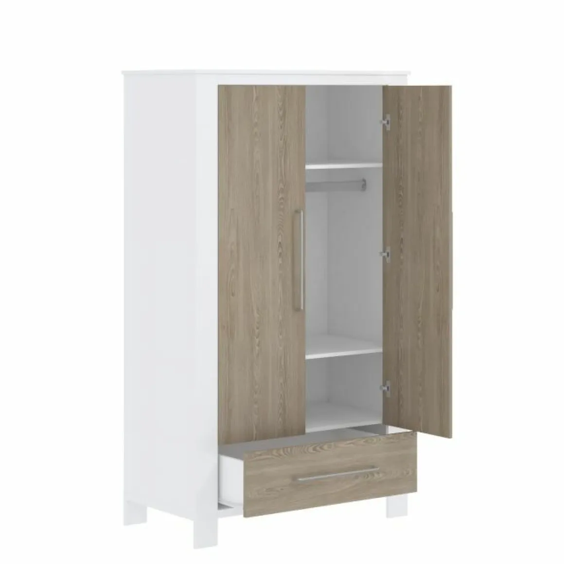 Born Lucky Babykamer Senn Wit Eiken 3 Delig