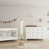 Born Lucky Babykamer Wit 2 Delig Baby Bed Noel + Commode Bretagne