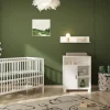 Born Lucky Babykamer Wit 2 Delig Baby Bed Joep + Commode Mila