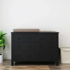 Born Lucky Babykamer Zwart 2 Delig Baby Bed Tucson + Commode Bretagne